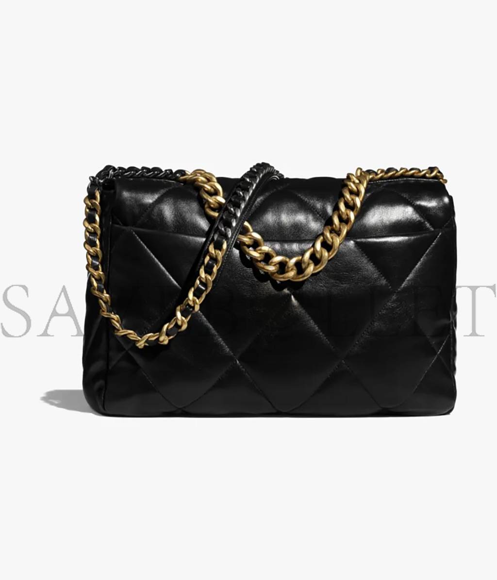 Ch*el 19 maxi handbag gold hardware as1162 b04852 94305 (36*25*11cm)